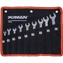 Fixman 9 Pieces Combination Spanner Set 8-10-11-12-13-14-15-17-19