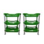 Smte-spacemax: 3-TIER Organizer Rack Set Of 2 Green With Keychain