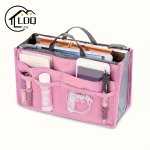 Ldq Ultimate Travel Organizer Bag - Spacious Water-resistant With Multiple Pockets For Toiletries & Cosmetics Ideal For Short Tr