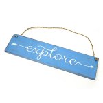 Wood Board Hanging – Explore 10X40CM