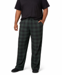 Mens Pj Pants Blk green - 7XL Blk grn