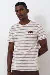 Striped T-Shirt - XL Cement
