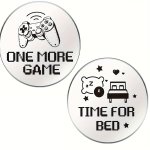 1PC Funny Destiny Flip Coin Bed Or Game Decision Maker Coin Gifts For Game Lover Birthday Gift For Boyfriend Husband Lover Son