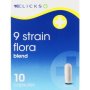 Clicks 9 Strain Flora Blend 10 Capsules