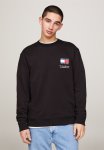 Tommy Hilfiger Tjm Reg Essential Flag Crew Ext - Black