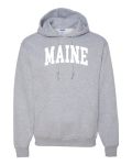 Wild Bobby State Of Maine College Style White Fashion Unisex Hoodie Sweatshirt Heather Grey 3X-LARGE