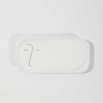 Faces Of Felicity Medium Rounded Rectangular Platter Nush