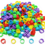 100pcs 8mm Colorful Bird Leg Bands - Perfect For Pigeons Parrots Finches & Canaries