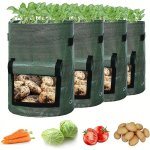 4PCS Potato Grow Bags Potato Planters With Flap And Handles Vegetables Garden Planting Bags For Onion Fruits Tomato Carrot 26.5