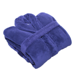 Club Classique Coral Fleece Bathrobes - Various Colours & Sizes - XL Navy Blue