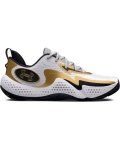 Unisex Ua Spawn 5 Basketball Shoes - White 10