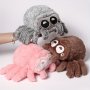 Festive Plush Spider Toy: Perfect For Halloween Decor Or Playtime Fun - Suitable For Ages 3-8