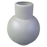 Ceramic Bubble Vase Light Grey 27CM