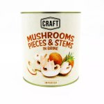 Mushroom Pieces & Stems In Brine A10