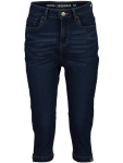 Blue Capri Denim Pants - 34 Blue