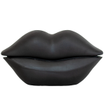 Rocky Horror Lips Utensil Holder - Matte Black Plain