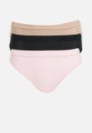 Jockey Tonal 3 Pack French Cut - Black dark Beige marshmellow