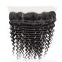 Human Hair 12" Deep Wave Hair Closure 13X4 Hair Extensions