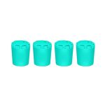 4PCS Fishing Rod Tail Protector Fishing Tackle Elastic Handle End Protective Covers Butt Cushion End Rod Butt