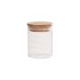 Glass Storage Jar With Bamboo Lid 120ML