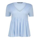 V-neck Smock Top
