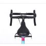 Aluminum Alloy Front Child Bike Seat With Adjustable Fit - Black