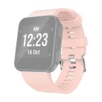 Silicone Sport Watch Band For Garmin Forerunner 35 Light Pink