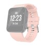 Silicone Sport Watch Band For Garmin Forerunner 35 Light Pink