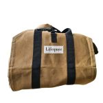 Heavy Duty Canvas Firewood Log Carrier Bag With Handles
