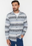 Navaho Printed Shirt - Gray
