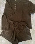 Black Pajama Set 13Y