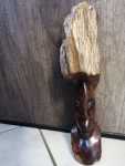 Medium Wood Carved Face