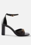 Cotton On Sabrina Block Heel - Black gold Smooth