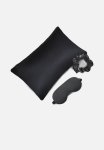 3 Piece Satin Beauty Sleep Set - Black