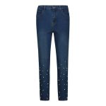 Skinny Pearl Embellished Denim