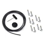Warwick Patchworks Solderless Patch Cable Set – 300 Cm Cable Plus 10 Plugs – Chrome