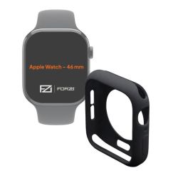46MM Tpu Bumper Case Compatible With Apple Watch - Black