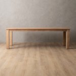 2.4M Linear Dining Table Oak 1.0M Width DEMOGFS-05172