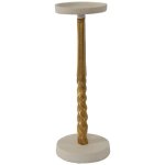 Brass And White Candle Holder 31CM
