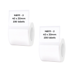 NB111 - - B1 B21 B3S B4 - 40X30MM - 230 White Labels 2