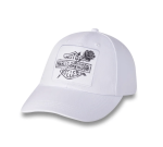 Women’s Illuminate Bar & Shield Ponytail Cap – Bright White