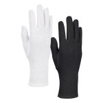 Adult Gloves Black Short Nylon