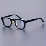 Retro Premium Punk Cute Small Square Plano Glasses For Men Women Students Teacher Casual School Business Supply Photo Prop