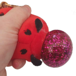 4AKID Plush Fidget Squeezy Animal Keyring - White Panda
