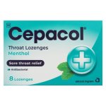 Cepacol Lozenges Menthol 8 Pack