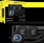 Corsair Nautilus 240 Rs Lcd 240MM Aio Liquid Cooler 2.1" Ips Lcd Screen Dual RS120 Fans – New