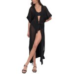Beach Cover Up Dress -black