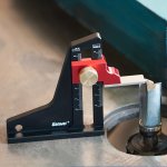 Router Table Height Gauge 0-50MM Adjustable Table Saw Depth Gauge With Cnc Laser Scale And Height Lock Aluminum Alloy Measuring