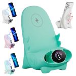 MINI Chair Wireless Fast Charger Multifunctional Phone Holder 2024 Upgrade Portable MINI Chair Wireless Charger Fast Charging St