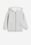 Lined Zip-through Hoodie - Grey